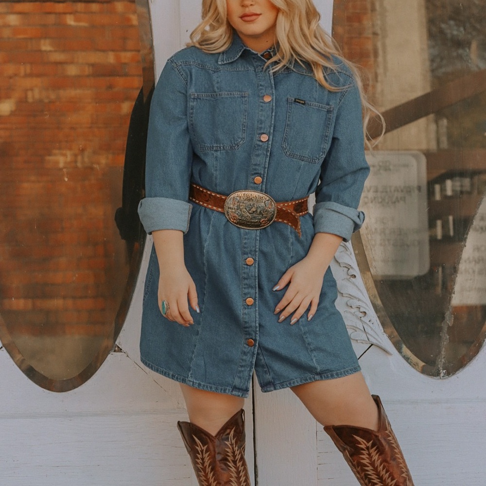 Wrangler Blue Denim Dress